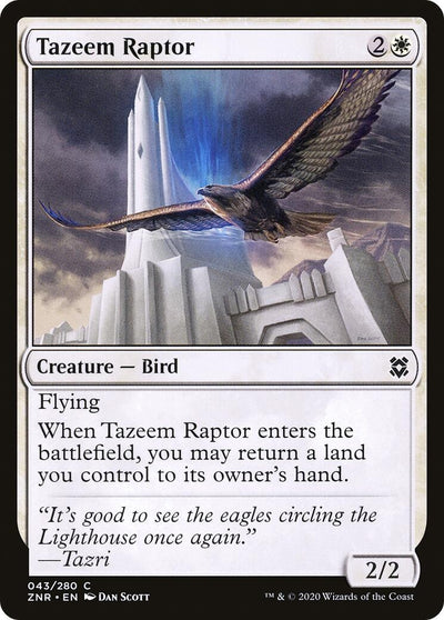 Tazeem Raptor (43) (Zendikar Rising) (ZNR)