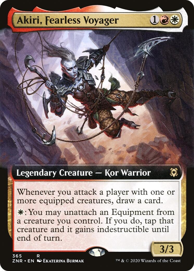 Akiri, Fearless Voyager (Extended Art) (365) (Zendikar Rising)