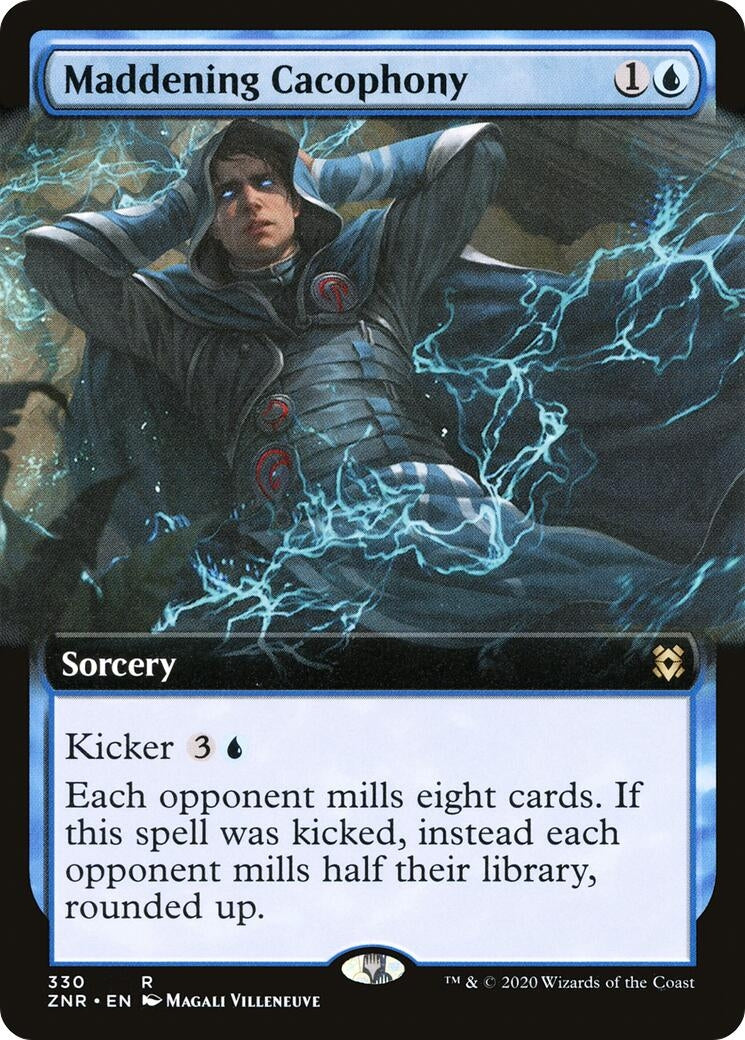 Maddening Cacophony (Extended Art) (330) (Zendikar Rising)