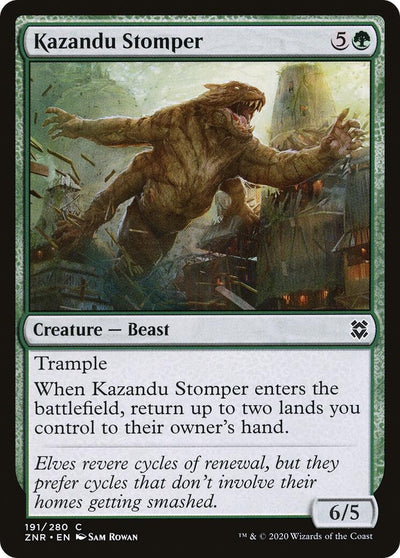 Kazandu Stomper (191) (Zendikar Rising)
