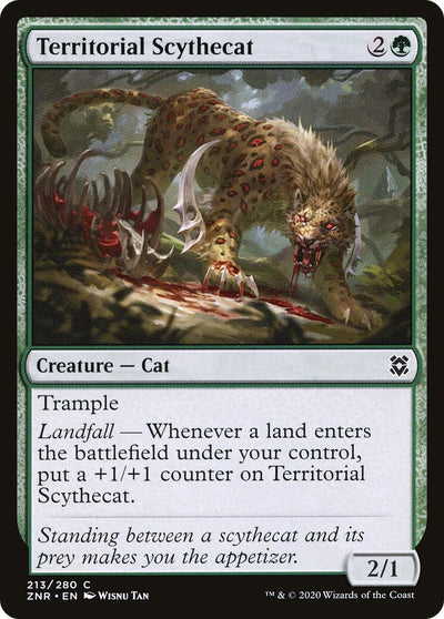 Territorial Scythecat (213) (Zendikar Rising)