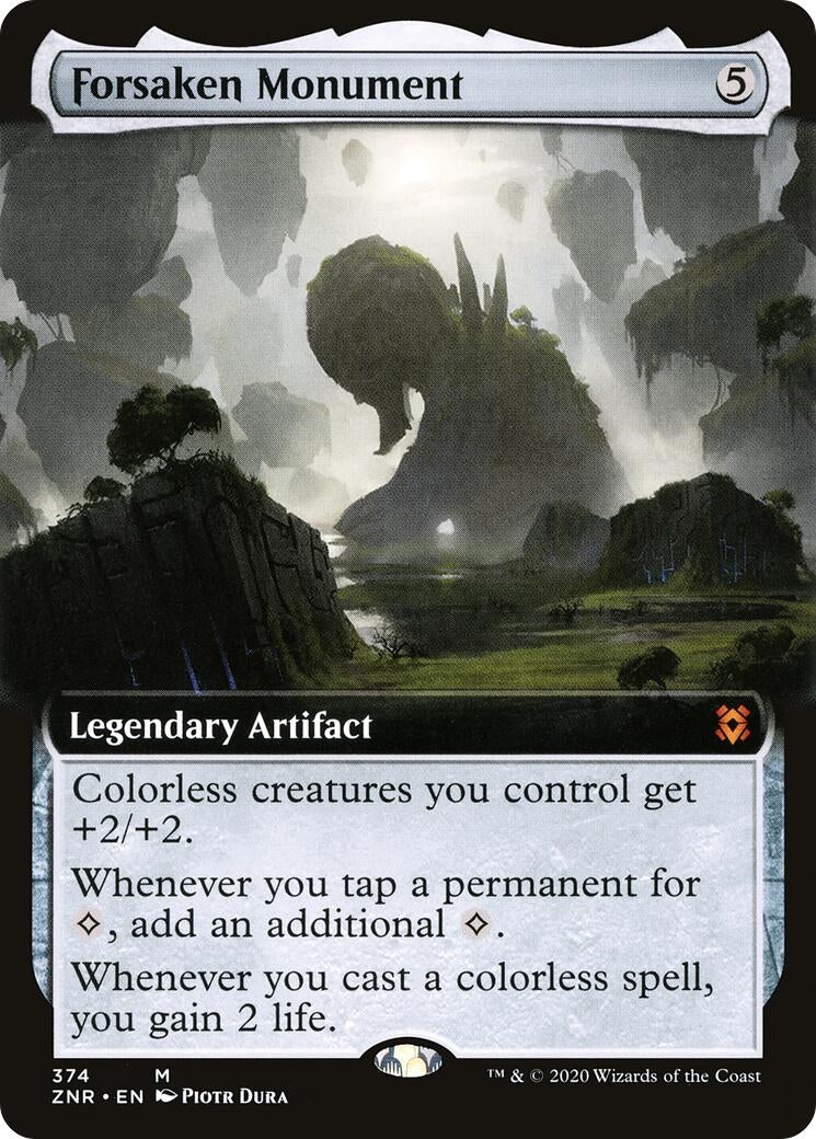Forsaken Monument (Extended Art) (374) (Zendikar Rising)