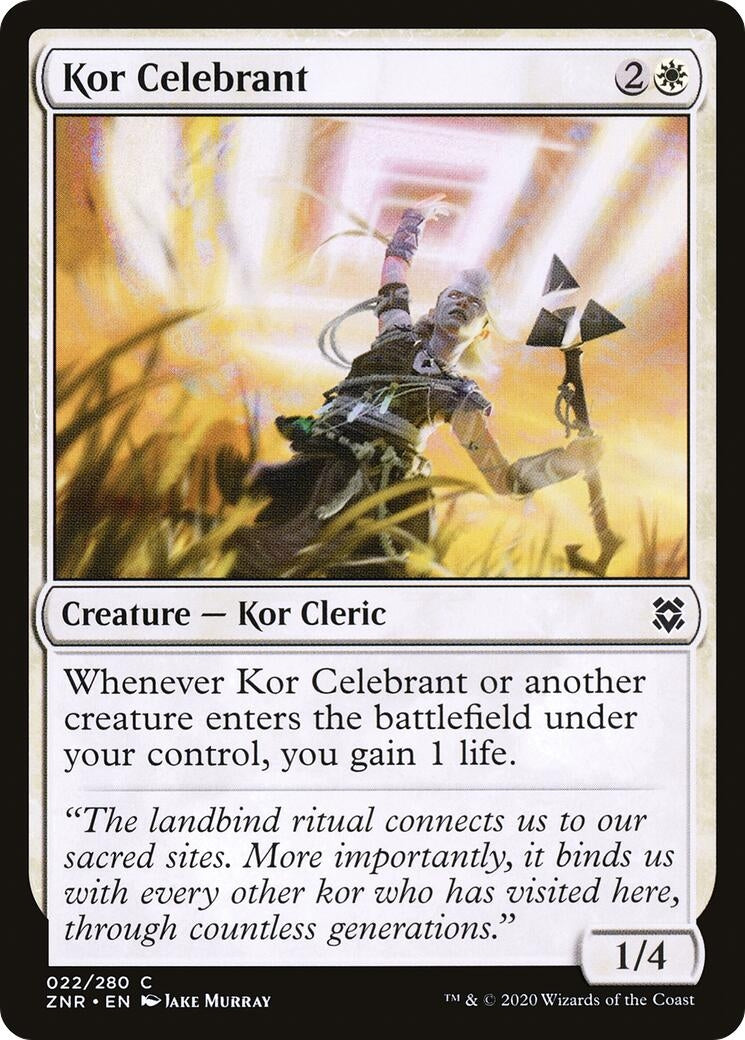Kor Celebrant (22) (Zendikar Rising)