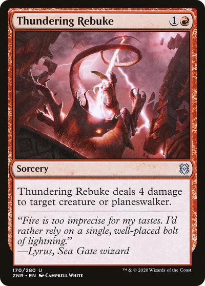 Thundering Rebuke (170) (Zendikar Rising)