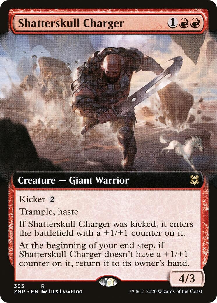 Shatterskull Charger (Extended Art) (353) (Zendikar Rising)