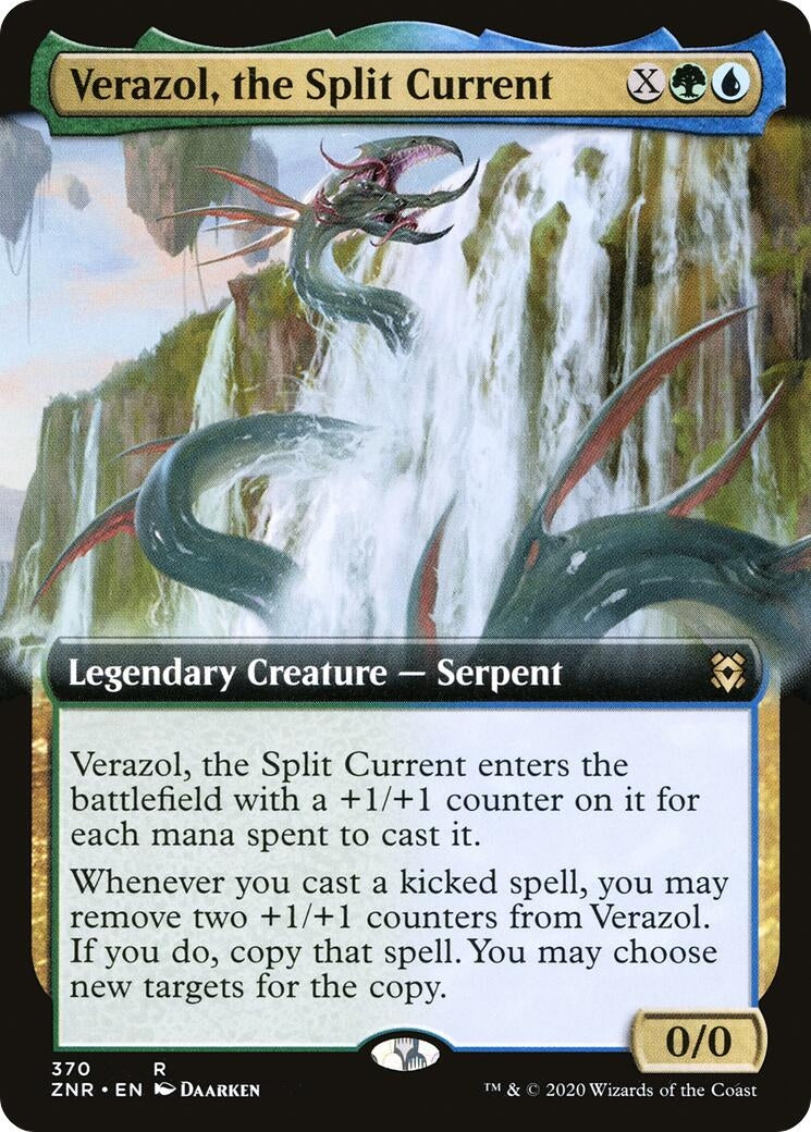 Verazol, the Split Current (Extended Art) (370) (Zendikar Rising)
