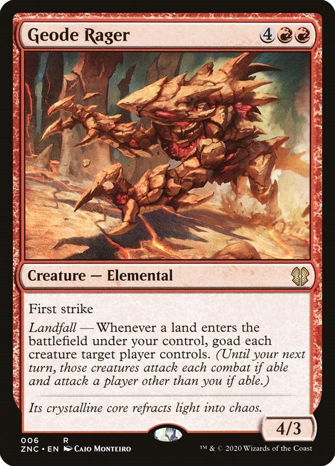 Geode Rager (6) (Commander: Zendikar Rising)