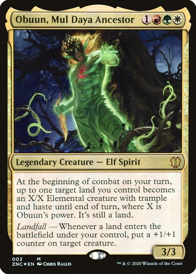 Obuun, Mul Daya Ancestor (2) (Commander: Zendikar Rising)