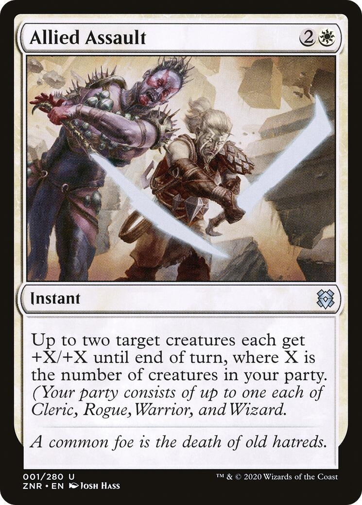 Allied Assault (1) (Zendikar Rising)