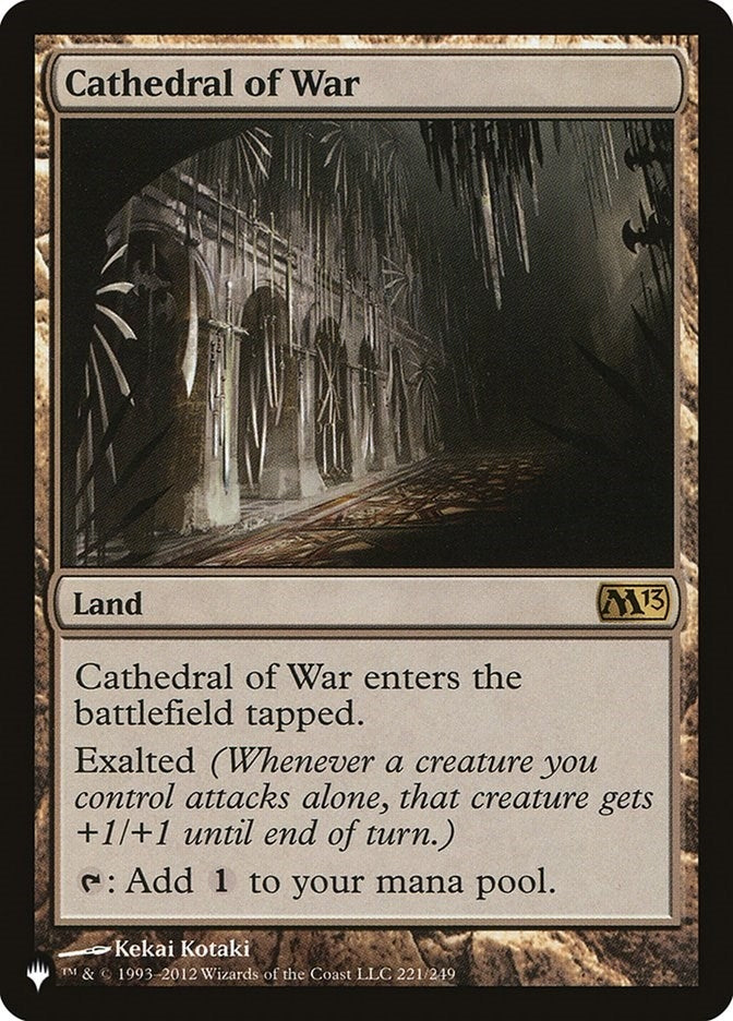 Cathedral of War (221/249) (The List Reprints)