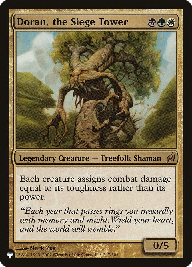 Doran, the Siege Tower (247/301) (The List Reprints)