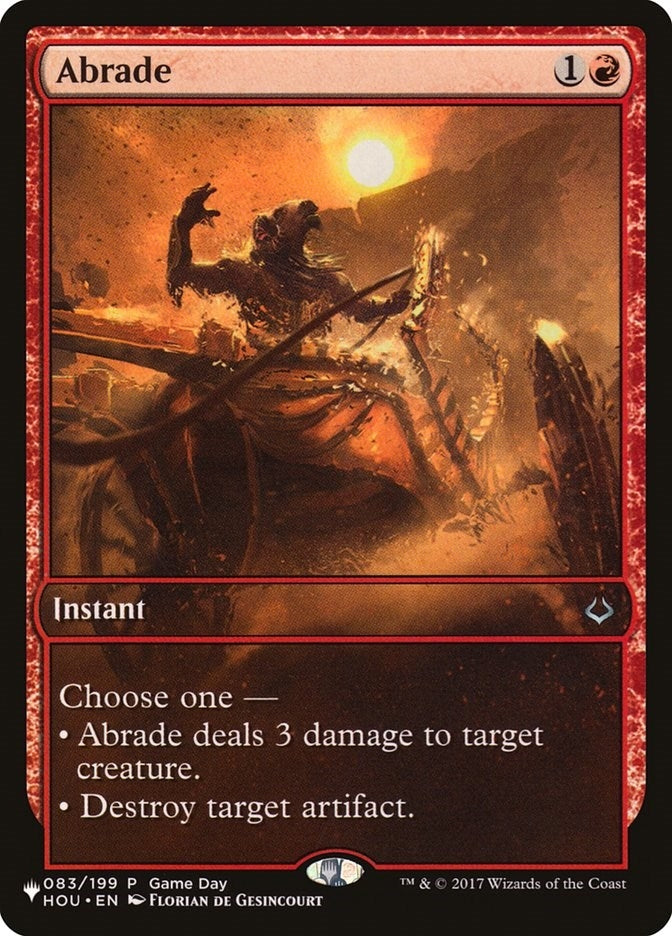 Abrade (HOU) (083/199) (The List Reprints)