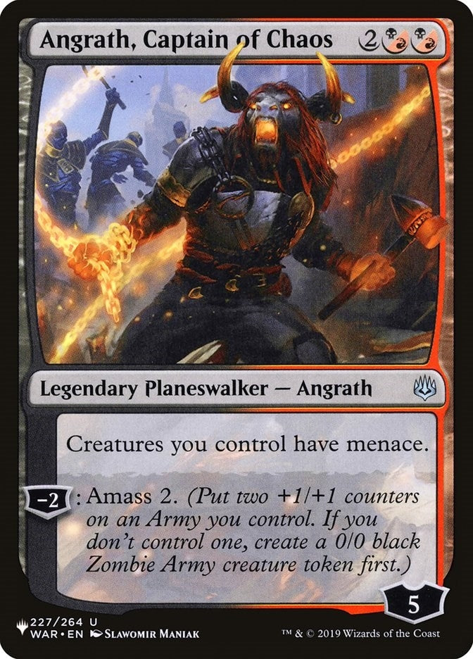 Angrath, Captain of Chaos (227/264) (The List Reprints)