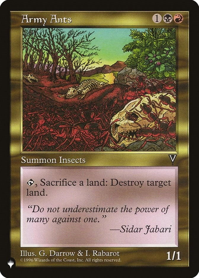 Army Ants (The List Reprints)