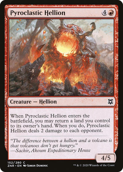 Pyroclastic Hellion (152) (Zendikar Rising)