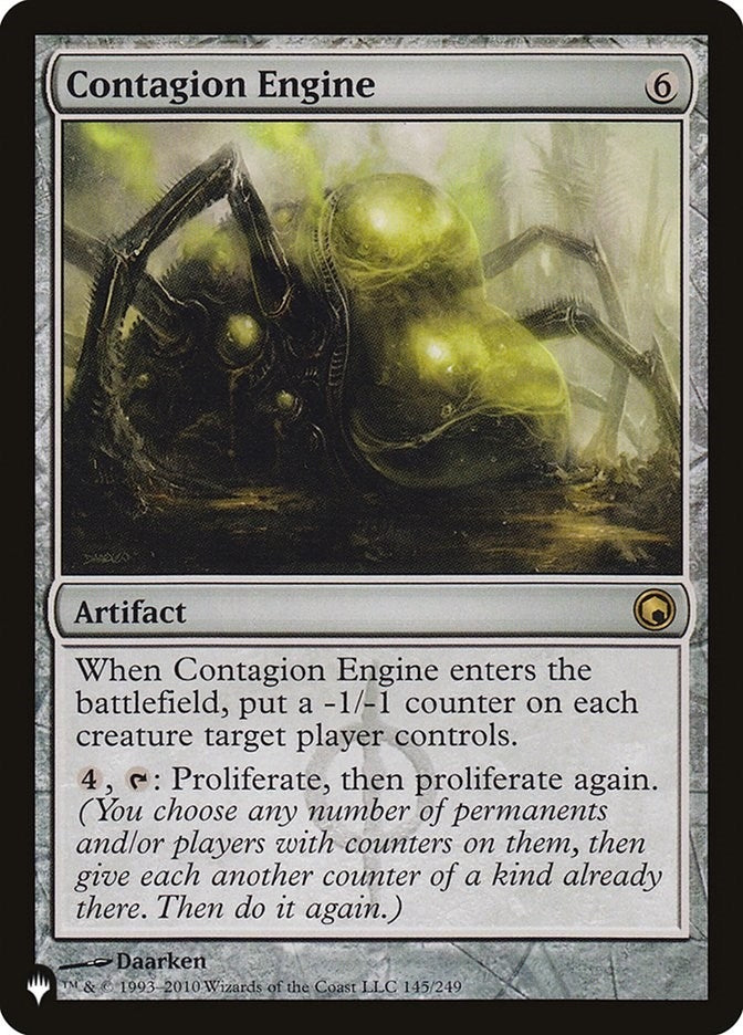 Image for Contagion Engine (145/249) (The List Reprints) - Magic: The Gathering