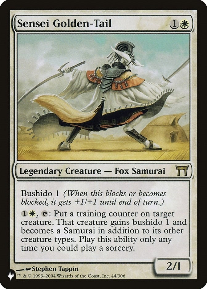 Sensei Golden-Tail (44/306) (The List Reprints)