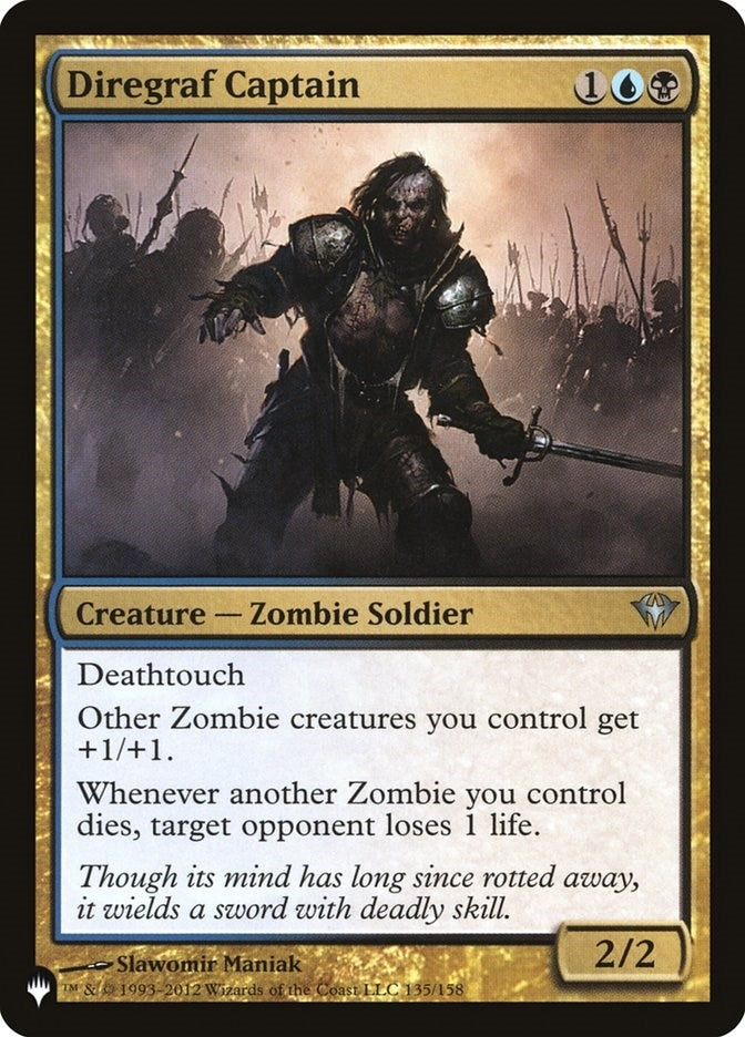 Diregraf Captain (135/158) (The List Reprints)