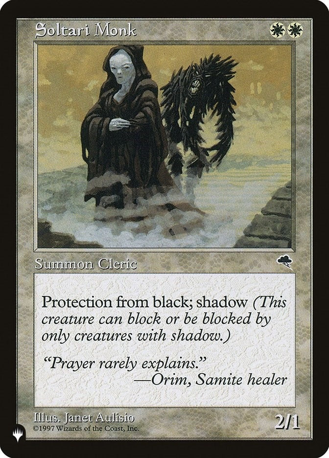 Soltari Monk (The List Reprints)