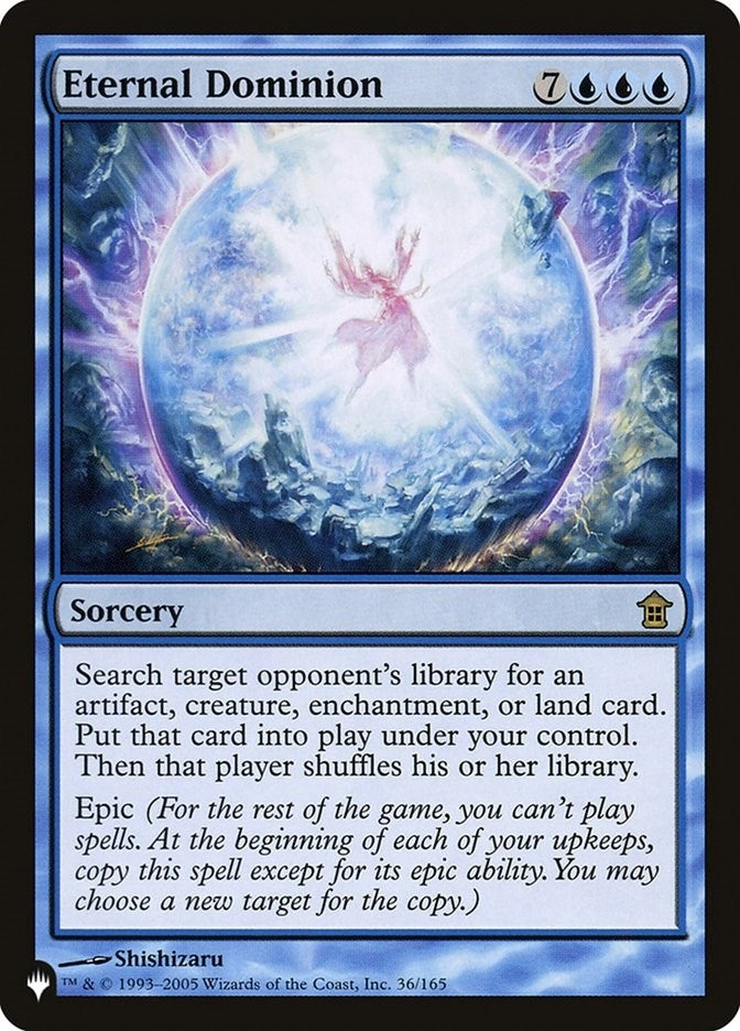 Eternal Dominion (36/165) (The List Reprints)