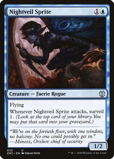 Nightveil Sprite (32) (Commander: Zendikar Rising)