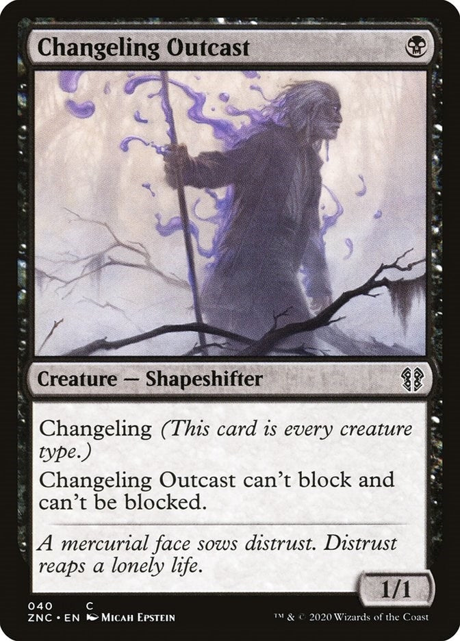 Changeling Outcast (40) (Commander: Zendikar Rising)