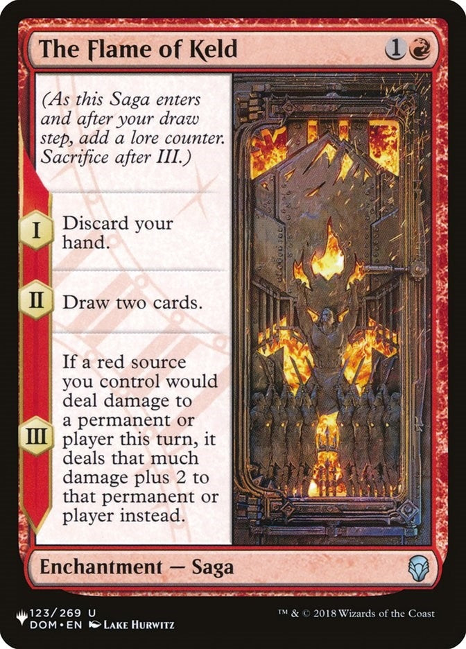 The Flame of Keld (123/269) (The List Reprints)