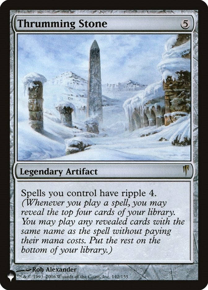 Thrumming Stone (142/155) (The List Reprints)