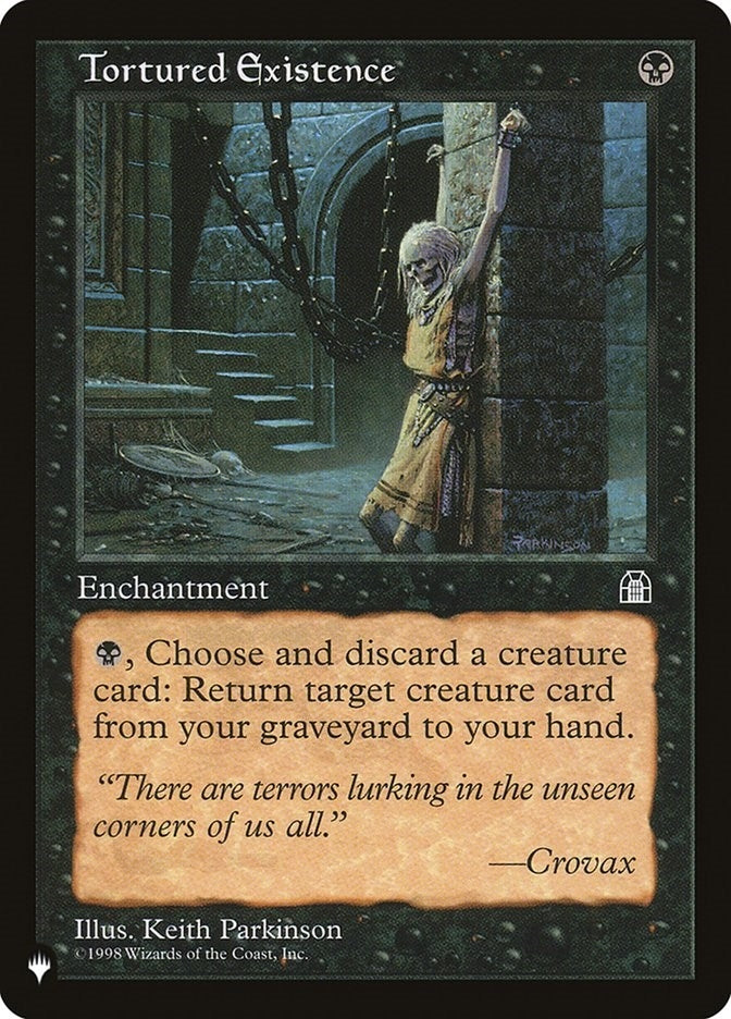 Tortured Existence (The List Reprints)