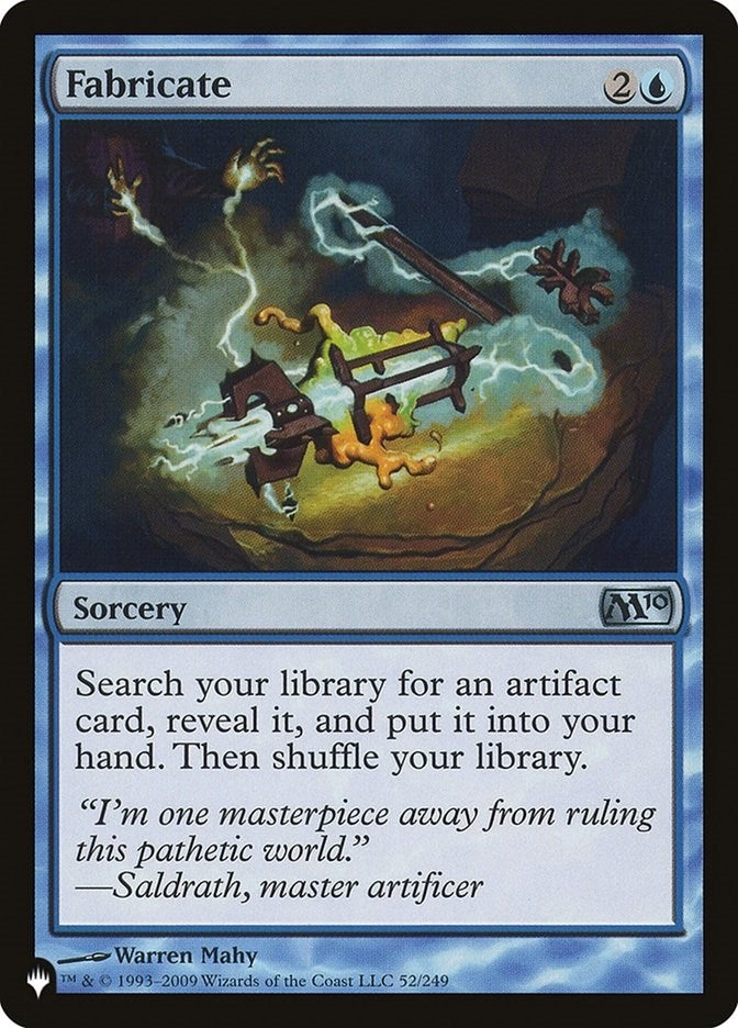 Fabricate (52/249) (The List Reprints)
