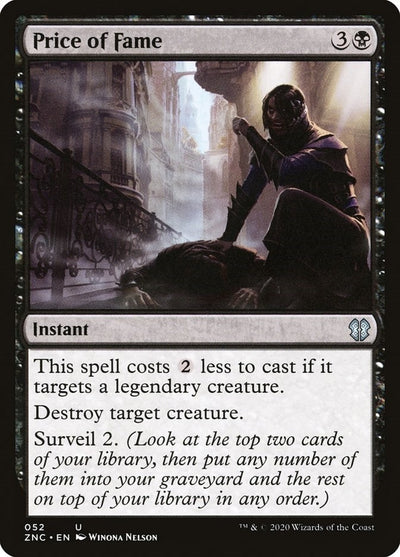 Price of Fame (52) (Commander: Zendikar Rising)