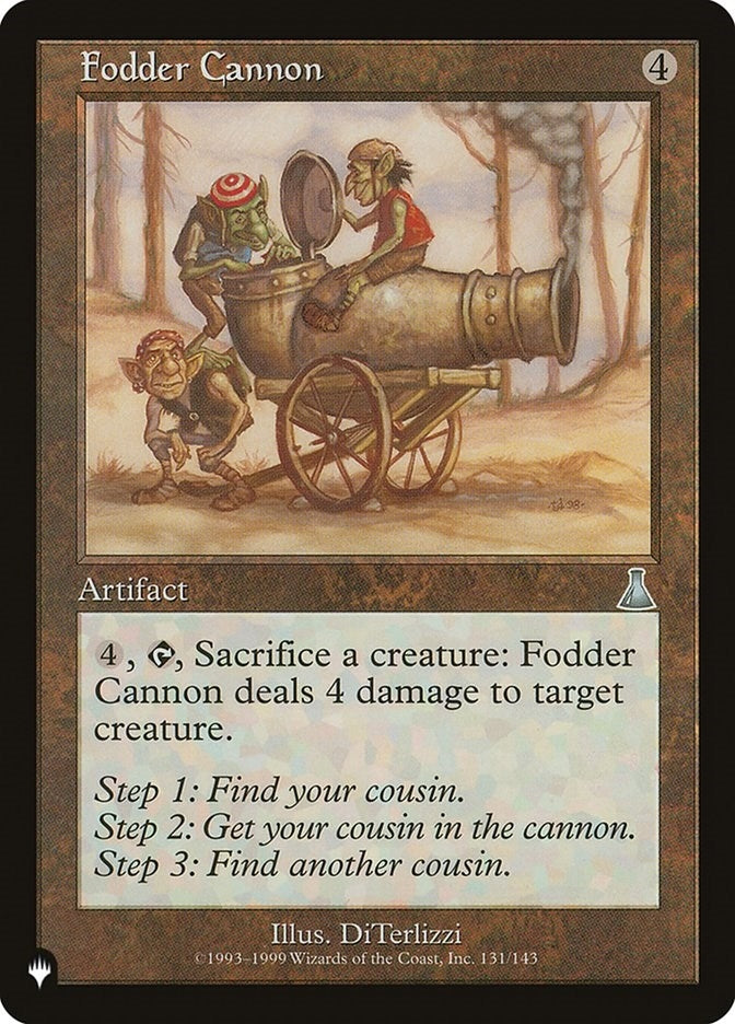 Fodder Cannon (131/143) (The List Reprints)