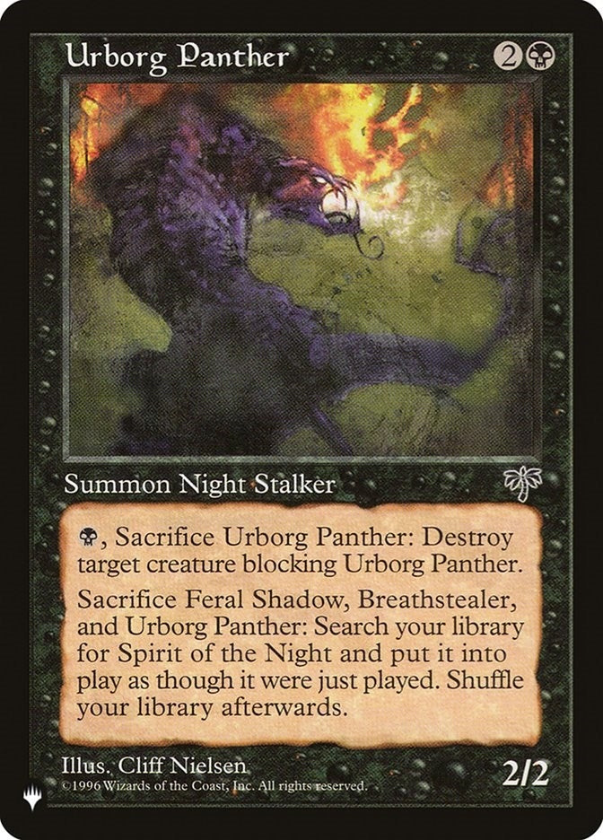 Image for Urborg Panther - Magic: The Gathering