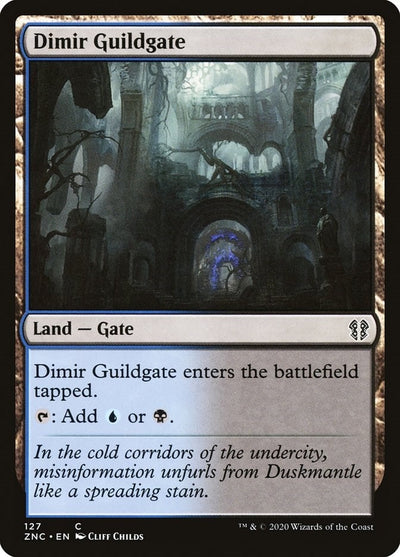 Dimir Guildgate (127) (Commander: Zendikar Rising)