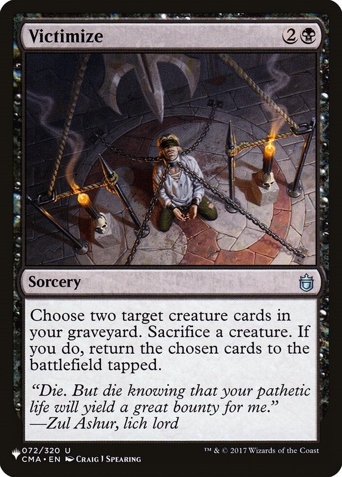 Victimize (072/320) (The List Reprints)