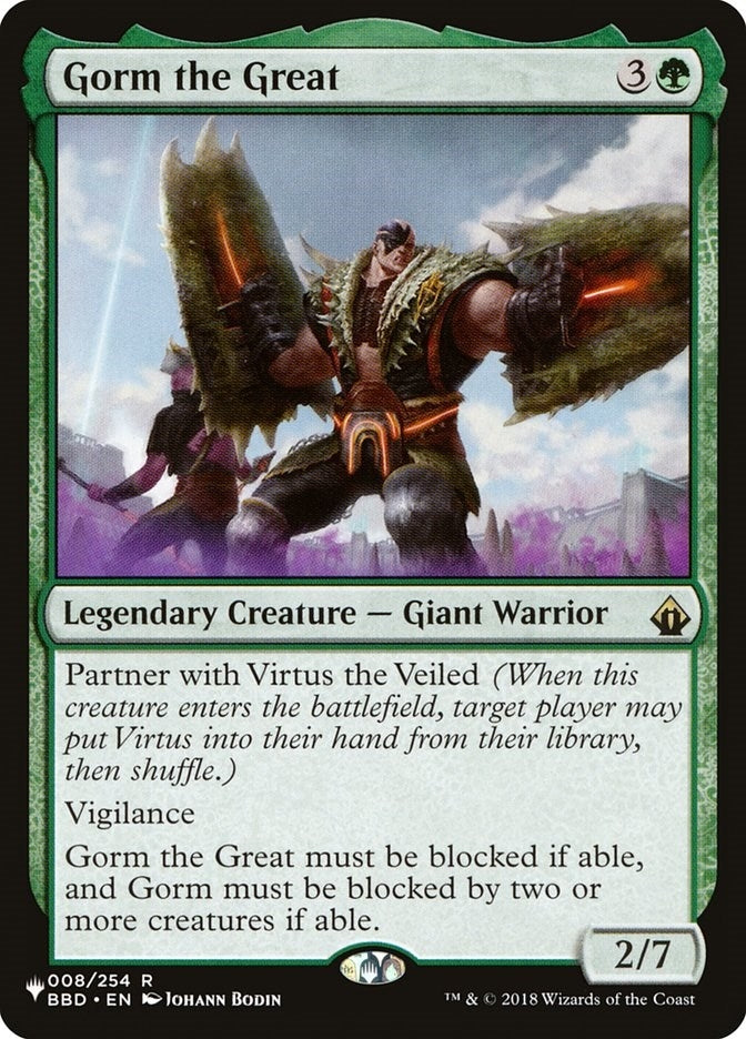 Gorm the Great (008/254) (The List Reprints)
