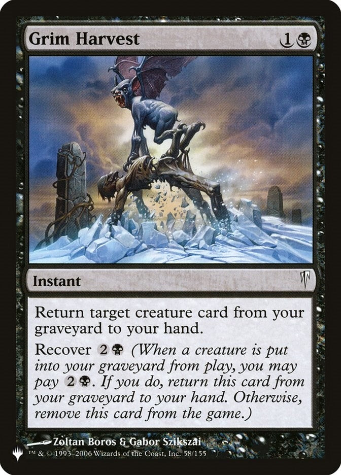 Grim Harvest (58/155) (The List Reprints)