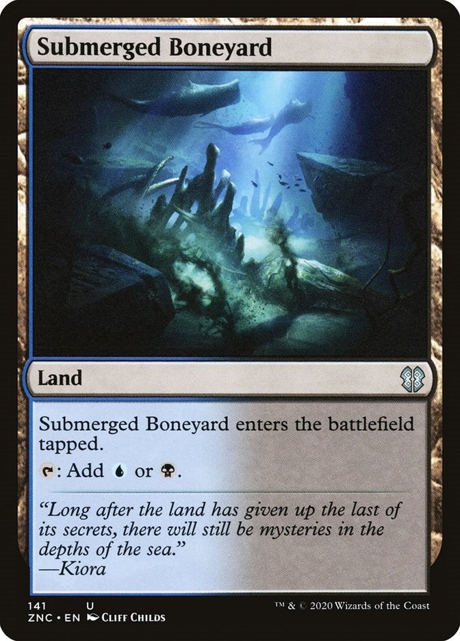 Submerged Boneyard (141) (Commander: Zendikar Rising)