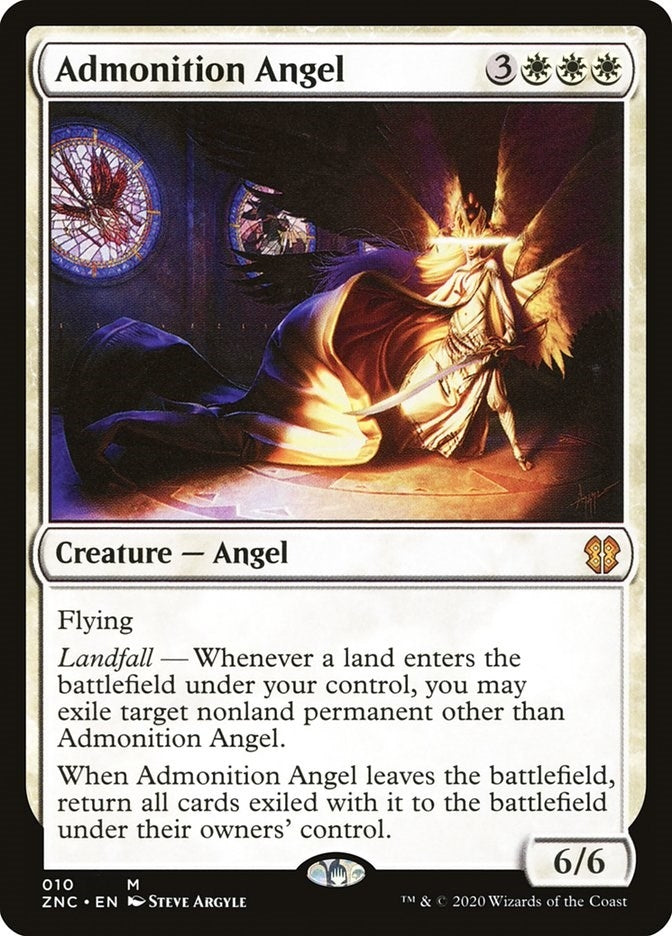 Admonition Angel (10) (Commander: Zendikar Rising)