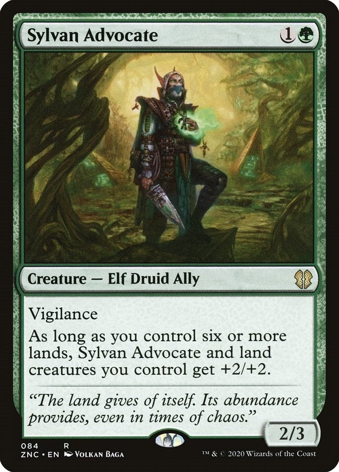 Sylvan Advocate (84) (Commander: Zendikar Rising)