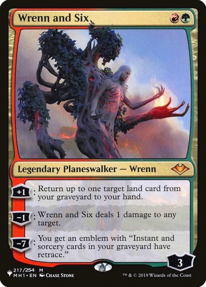 Image for Wrenn and Six (217/254) - Magic: The Gathering