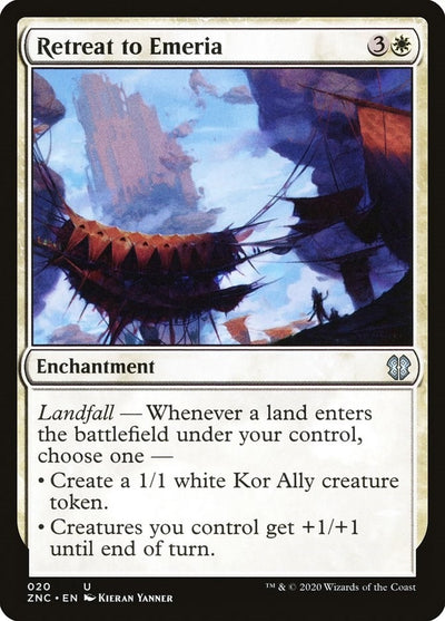 Retreat to Emeria (20) (Commander: Zendikar Rising)