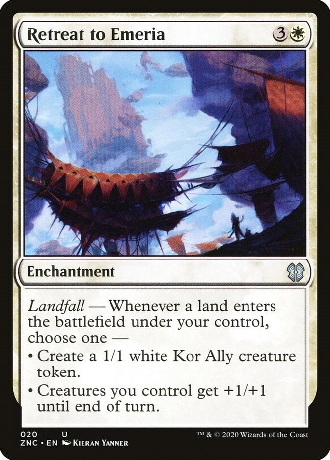 Retreat to Emeria (20) (Commander: Zendikar Rising)