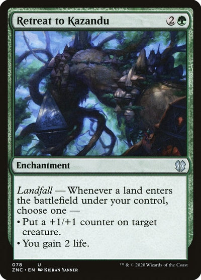Retreat to Kazandu (78) (Commander: Zendikar Rising)