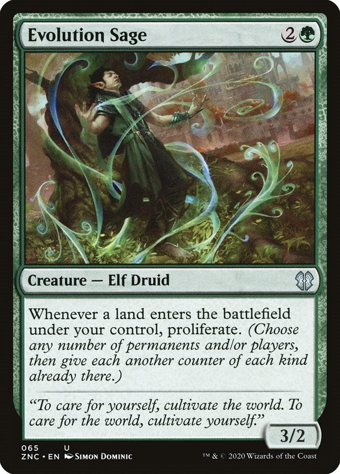 Evolution Sage (65) (Commander: Zendikar Rising)