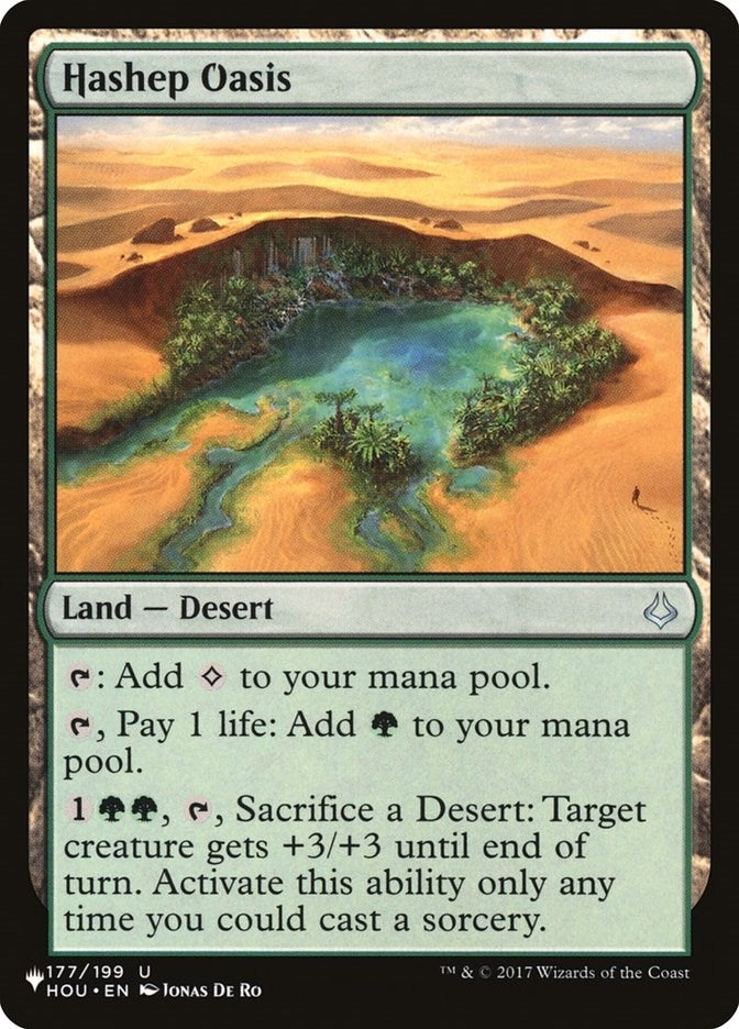 Hashep Oasis (177/199) (The List Reprints)