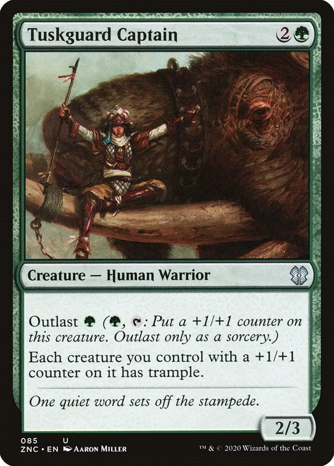 Tuskguard Captain (85) (Commander: Zendikar Rising)