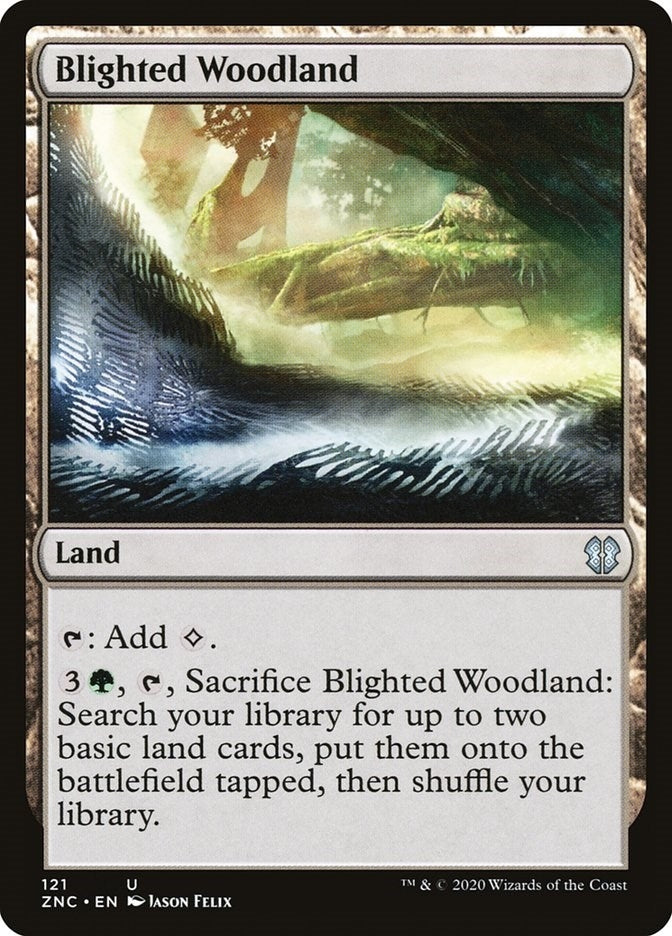 Blighted Woodland (121) (Commander: Zendikar Rising)