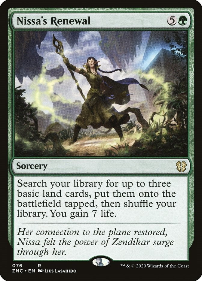 Nissa's Renewal (76) (Commander: Zendikar Rising)