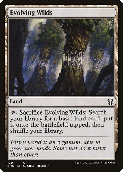 Evolving Wilds (129) (Commander: Zendikar Rising)